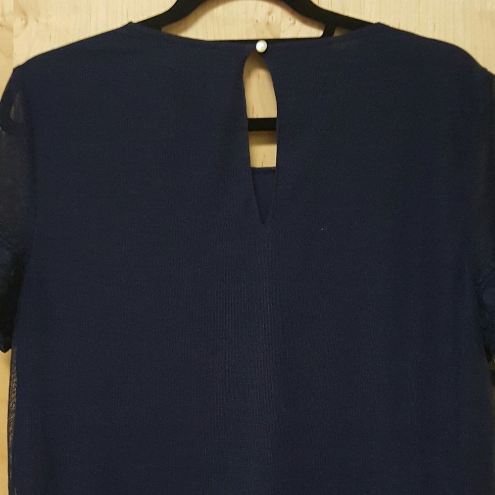 Lauren Ralph Lauren Lace Top Blouse NWT size L - Picture 8 of 11